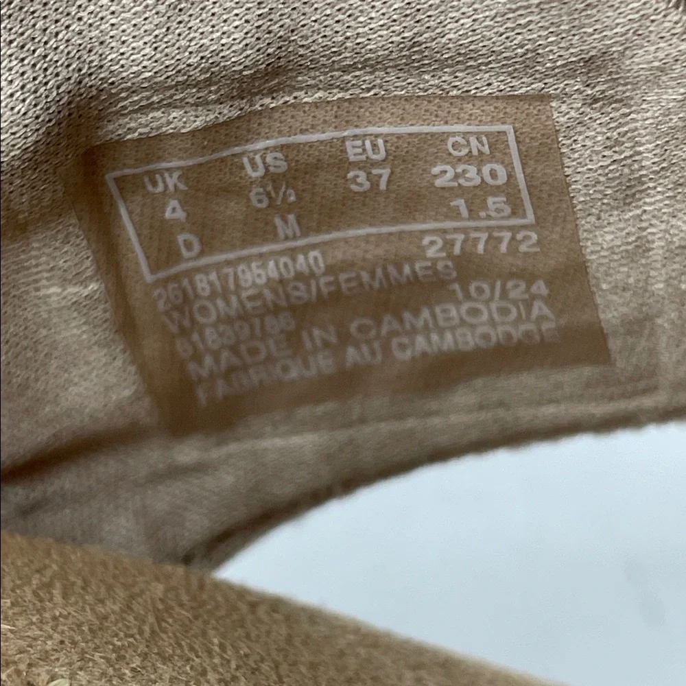 Clarks Nerisa West Tan Cross-Strap Slingback Sandals - Picture 7 of 7